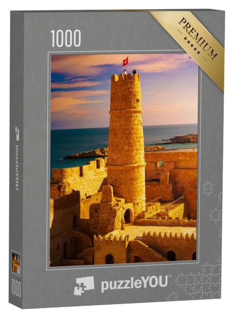 Puzzle 1000 Teile „Mittelalterliche Festung von Monastir in Tunesien“