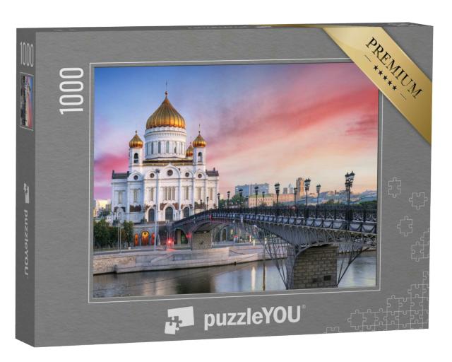 Puzzle 1000 Teile „Christ-Erlöser-Kathedrale in Moskau, Russland“
