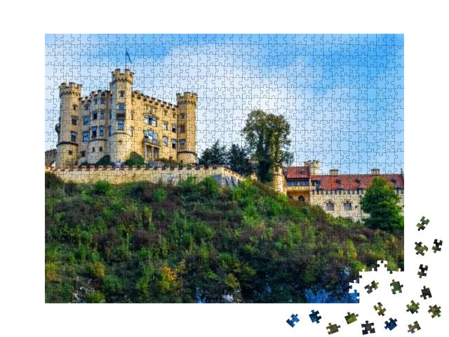 Puzzle 1000 Teile „Schloss Hohenschwangau in Bayern“