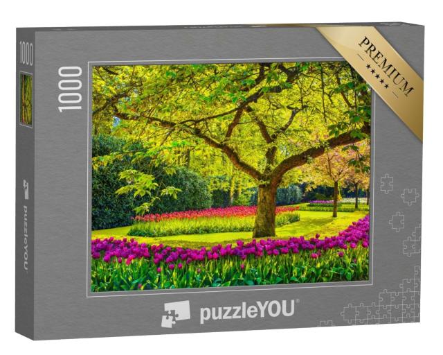 Puzzle 1000 Teile „Tulpen, Keukenhof, Niederlande“