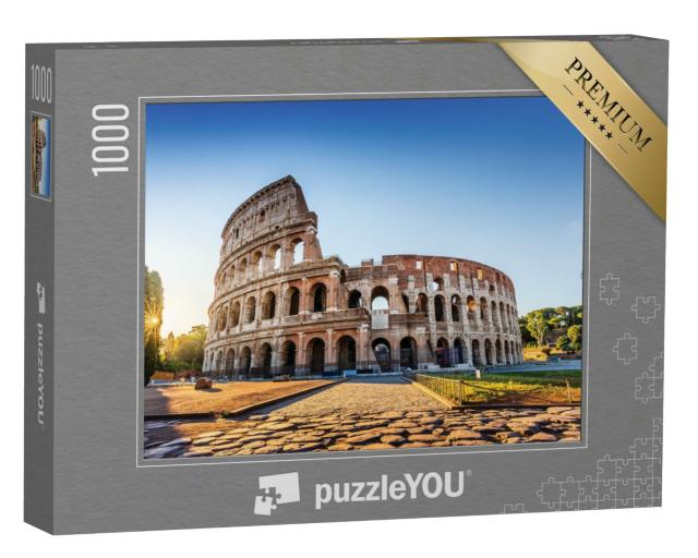 Puzzle 1000 Teile „Rom: Kolosseum bei Sonnenaufgang“