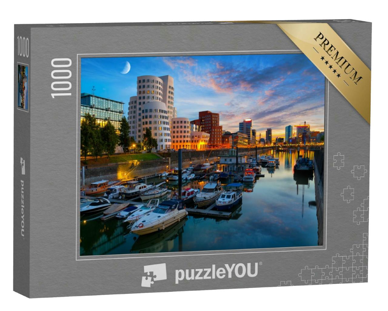 Puzzle 1000 Teile „Düsseldorfer Medienhafen“