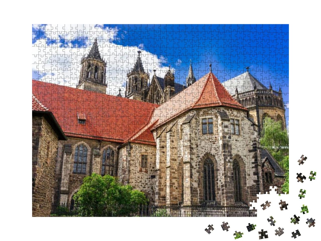 Puzzle 1000 Teile „Dom zu Magdeburg, Deutschland“