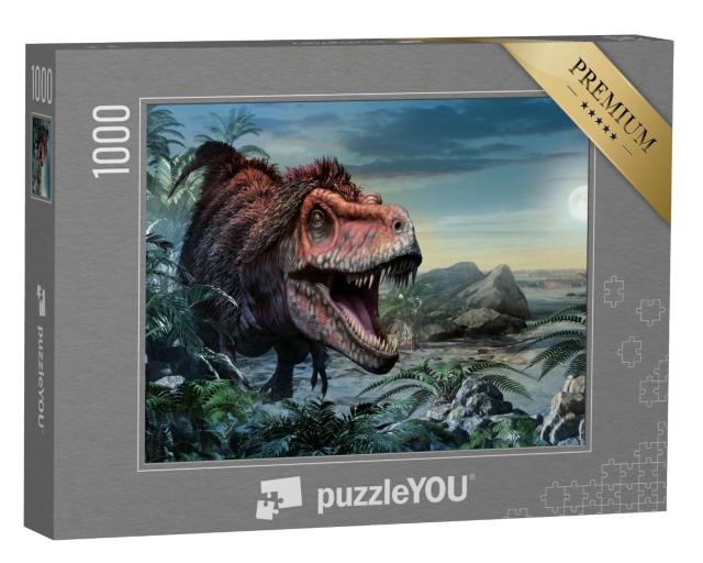 Puzzle 1000 Teile „Tarbosaurus“
