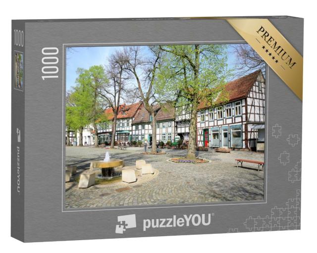 Puzzle 1000 Teile „Historischer Marktplatz in Bad Essen, Niedersachsen, Deutschland“