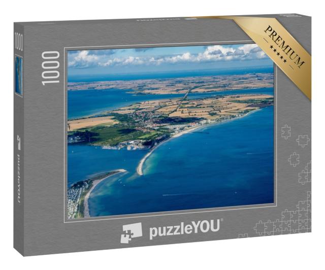 Puzzle 1000 Teile „Panoramaflug über die Insel Fehmarn“