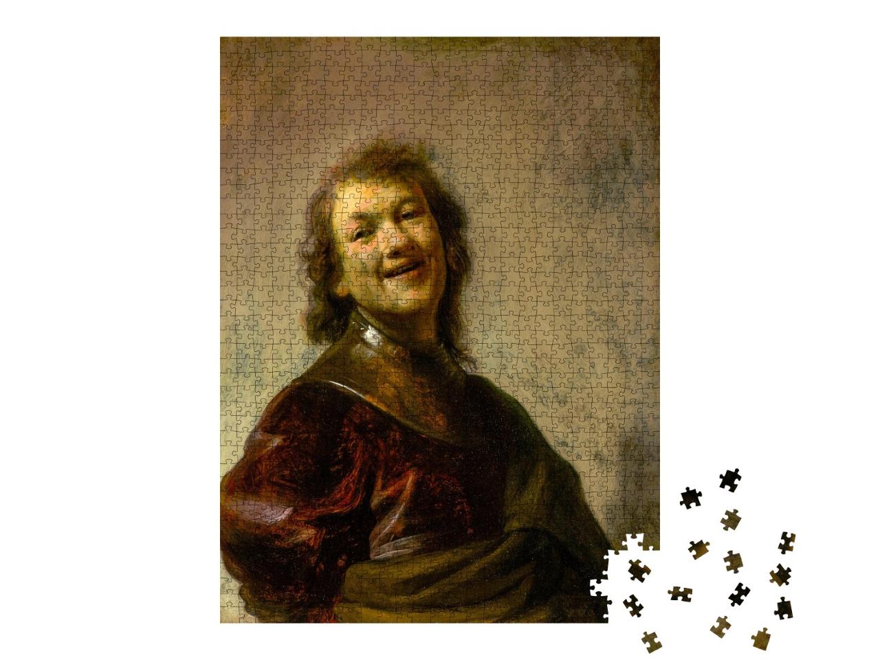 Puzzle 1000 Teile „Rembrandt - Rembrandt lachend“
