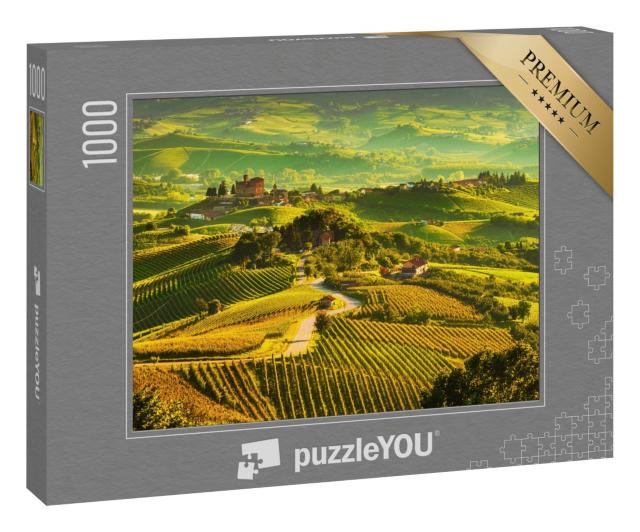 Puzzle 1000 Teile „Langhe Weinberge in Piemont“