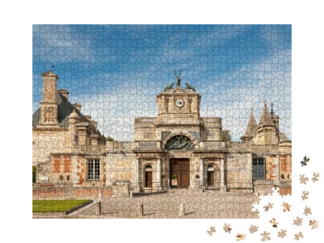 Puzzle 1000 Teile „Chateau d'Anet bei Dreux in der Normandie, Frankreich“
