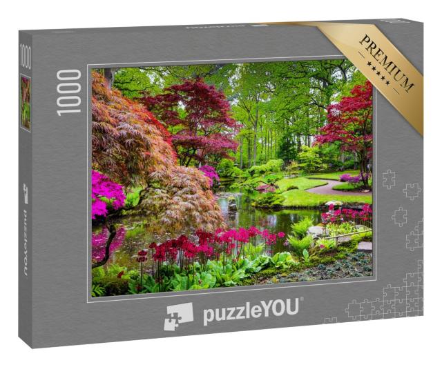 Puzzle 1000 Teile „Traditioneller japanischer Garten in Den Haag“