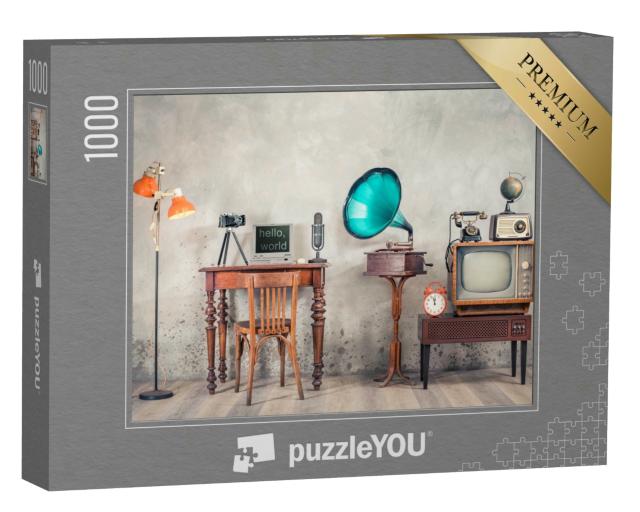 Puzzle 1000 Teile „Technik, Musik und Medien“