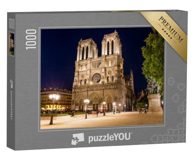 Puzzle 1000 Teile „Kathedrale Notre Dame in Paris, Frankreich“