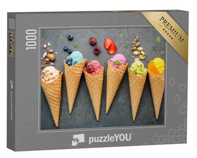 Puzzle 1000 Teile „Eis“