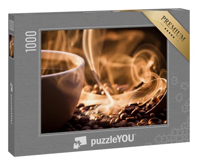Puzzle 1000 Teile „Der Duft frisch gerösteter Kaffeebohnen“