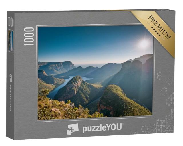 Puzzle 1000 Teile „Morgensonne über dem Blyde River Canyon,  Südafrika“