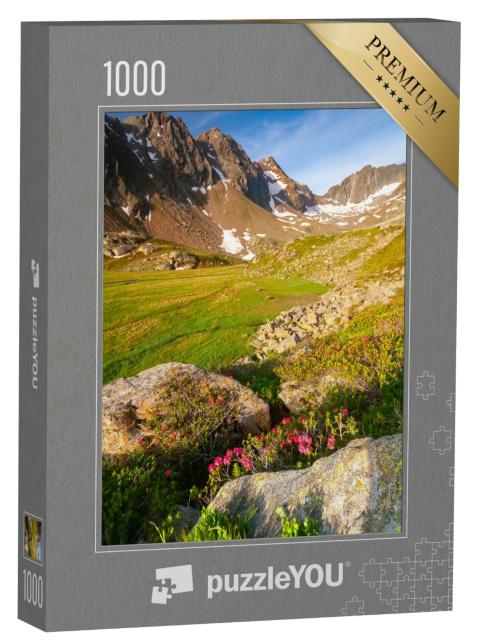 Puzzle 1000 Teile „Wunderschöne Stubaier Berge, Tirol“