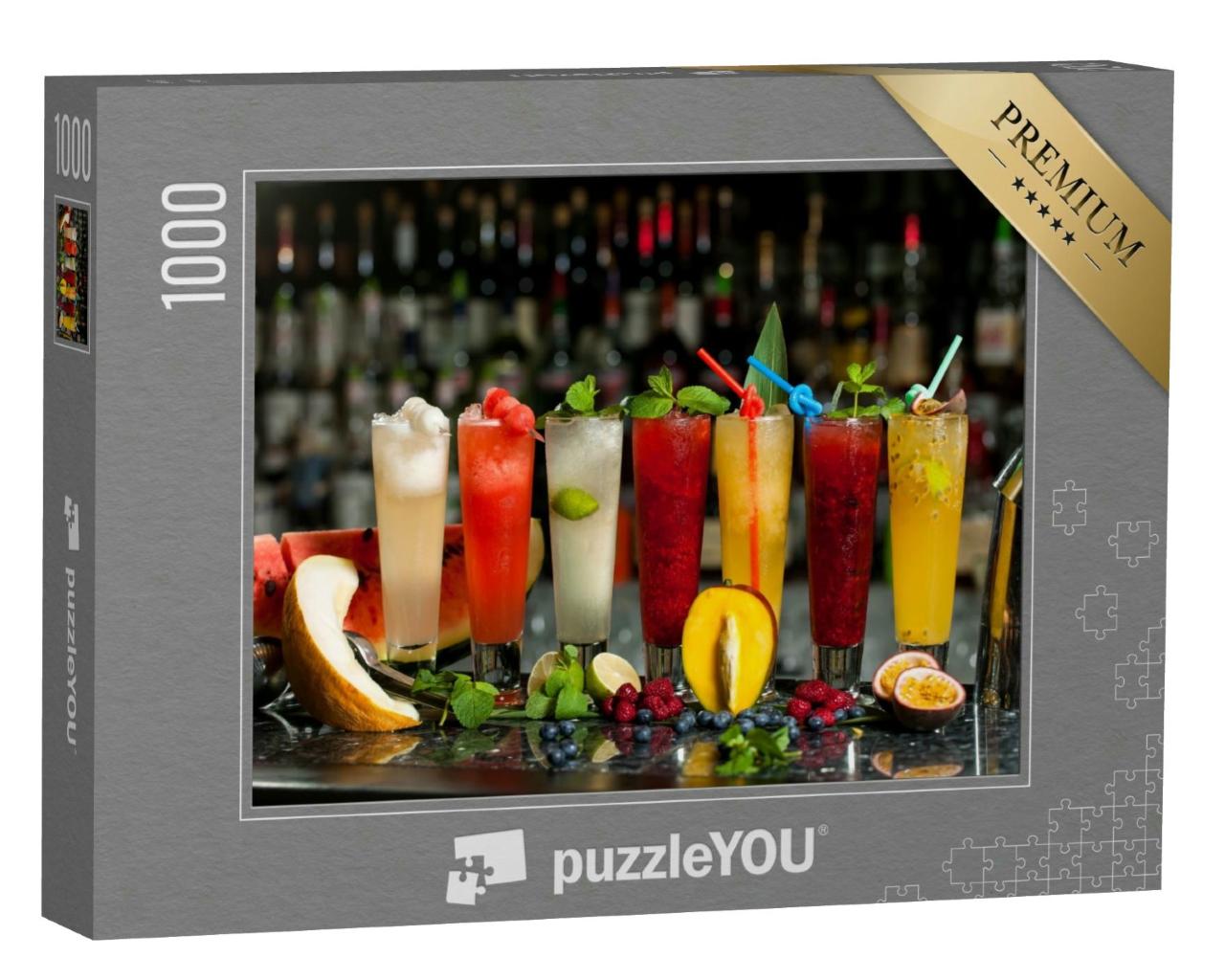 Puzzle 1000 Teile „Exotische Cocktails“