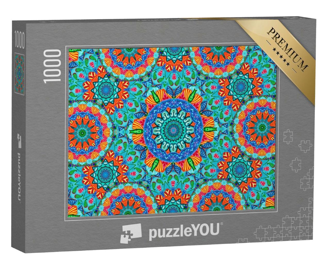 Puzzle 1000 Teile „Abstraktes Muster im arabischen Stil “