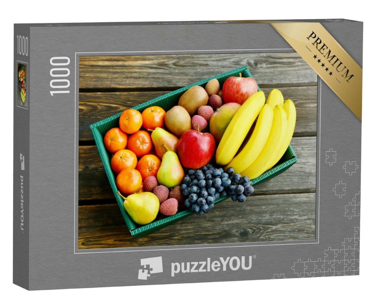 Puzzle 1000 Teile „Arten von Winterfrüchten“