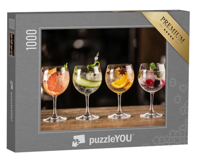 Puzzle 1000 Teile „Gin Tonic als klassischer Cocktail“