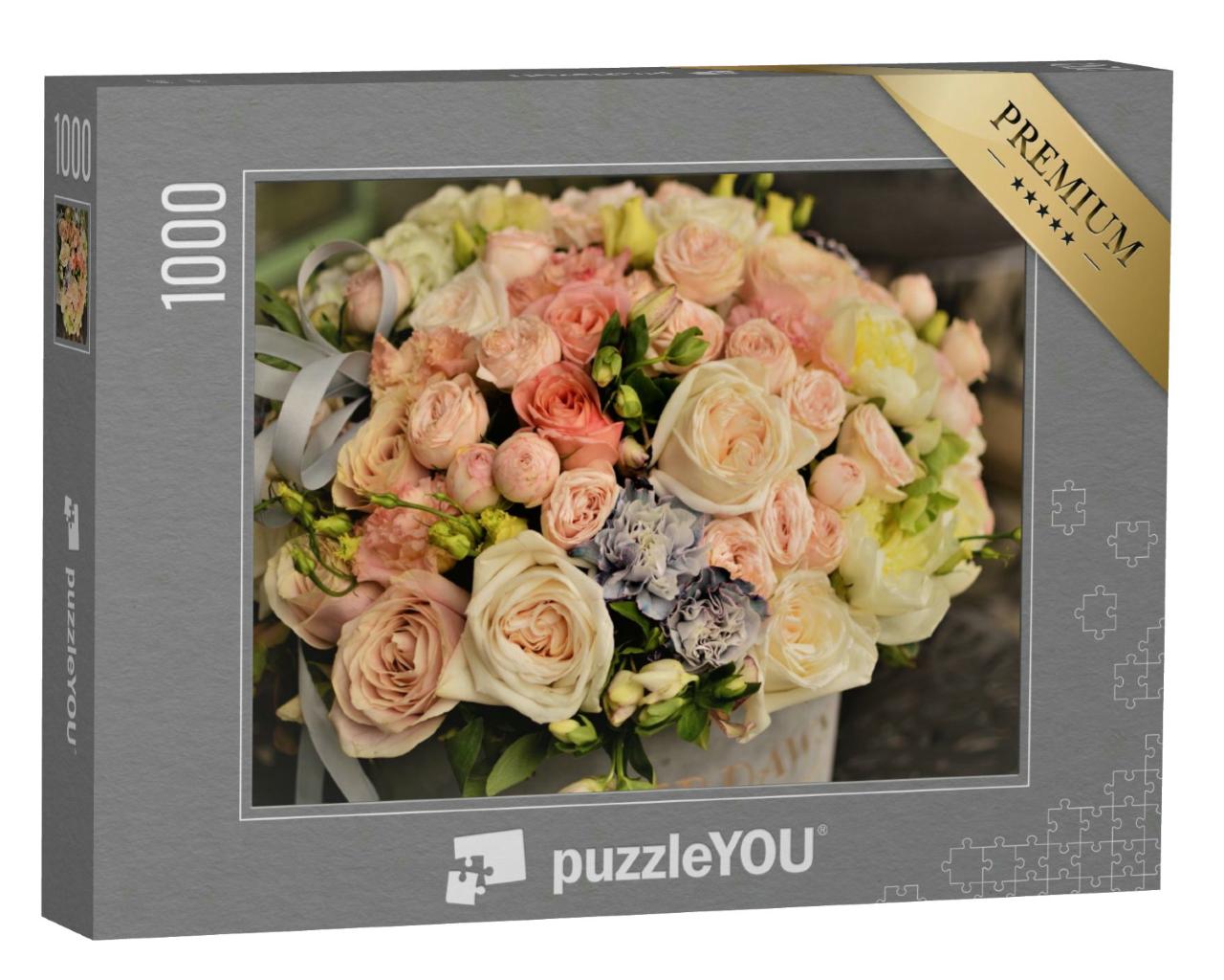Puzzle 1000 Teile „Ein Strauß zarter Blumen“