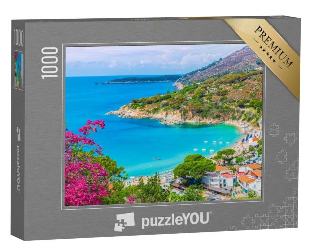 Puzzle 1000 Teile „Blick auf den Strand von Cavoli, Insel Elba, Toskana, Italien“