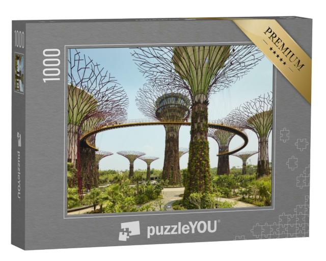 Puzzle 1000 Teile „Gardens by the Bay, Parkgelände in Singapur“