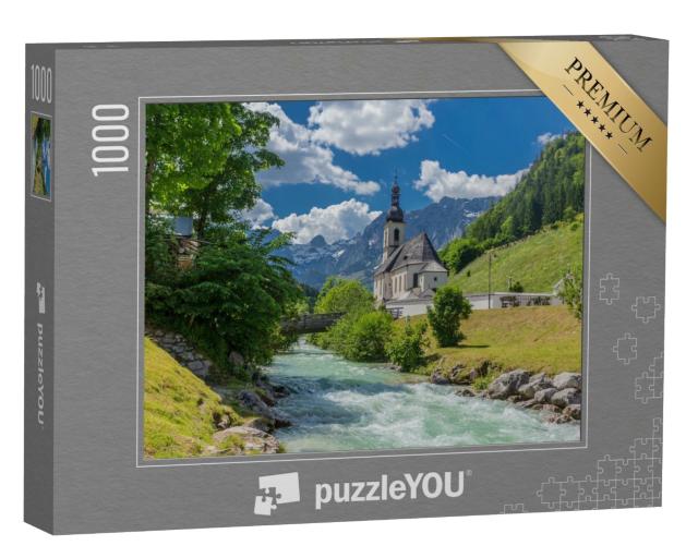 Puzzle 1000 Teile „Berchtesgadener Voralpenlandes: Ramsau und Umgebung“