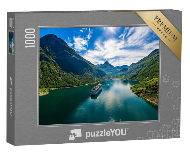 Puzzle 1000 Teile „Geirangerfjord, Norwegen“