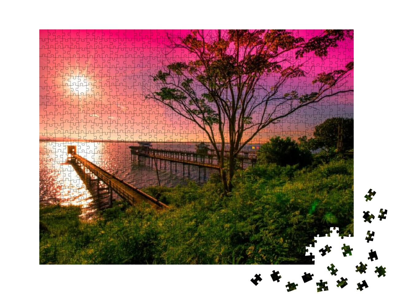 Puzzle 1000 Teile „Die Morgensonne über dem Meer“