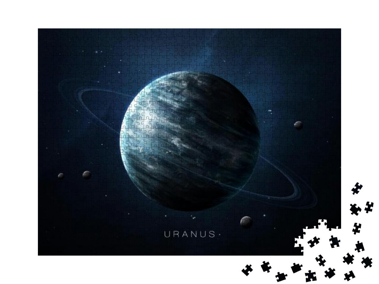 Puzzle 1000 Teile „Uranus mit Ring “