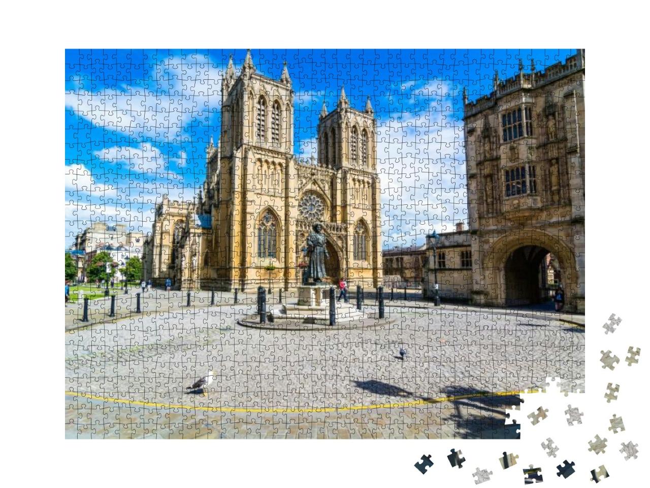 Puzzle 1000 Teile „Historische Stätten von Bristol, England“