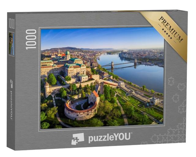 Puzzle 1000 Teile „Skyline von Budapest mit Königspalast, Ungarn“