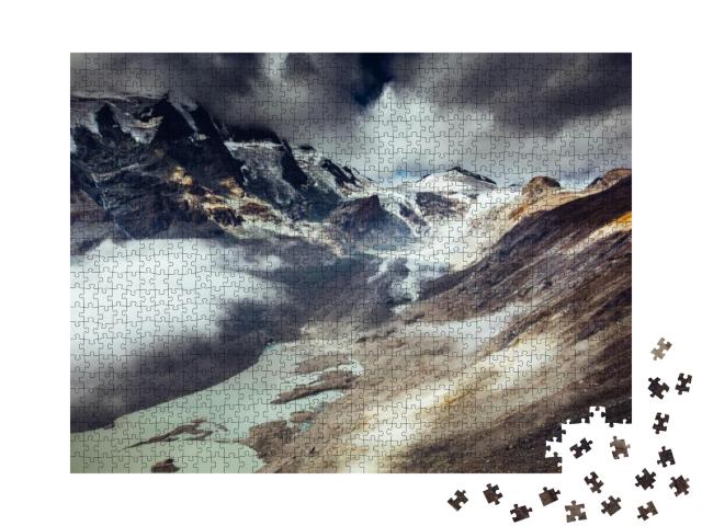 Puzzle 1000 Teile „Wilder Großglockner-Nationalpark, Hohe Tauern, Österreich“