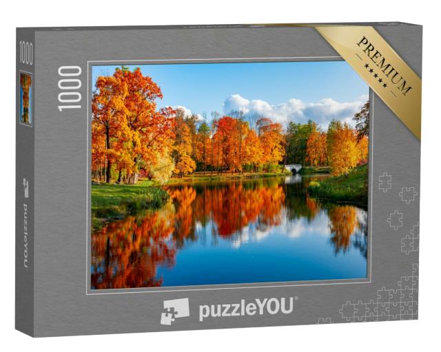Puzzle 1000 Teile „Alexanderpark im Herbst, St. Petersburg, Russland“