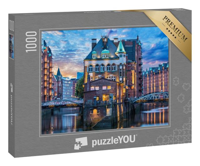 Puzzle 1000 Teile „Hamburg: Alte Speicherstadt“