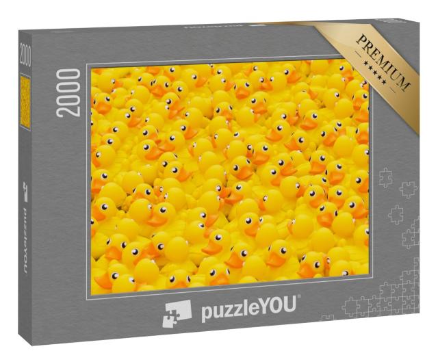Puzzle 2000 Teile „Gelbe Spielzeug-Enten“