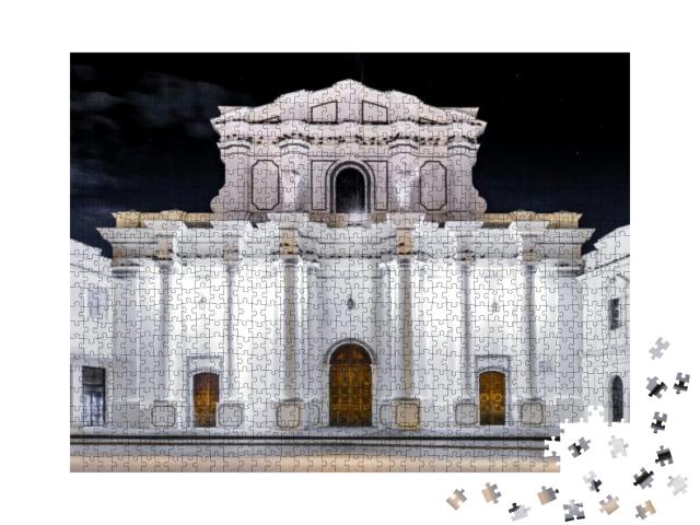 Puzzle 1000 Teile „Kathedrale Nuestra Señora de La Asunción, Popayan, Kolumbien“