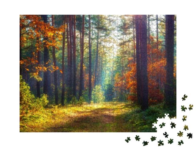 Puzzle 1000 Teile „Herbstliche Naturlandschaft“