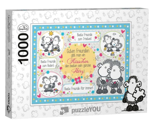 Puzzle 1000 Teile „Beste Freunde für immer“