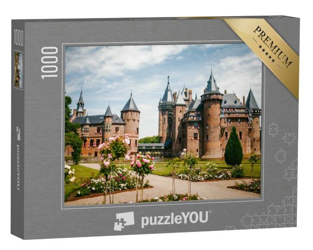 Puzzle 1000 Teile „Schloss de Haar in Utrecht, Niederlande“