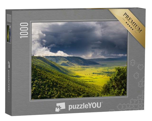 Puzzle 1000 Teile „Wald im Ngorongoro-Krater - Tansania“