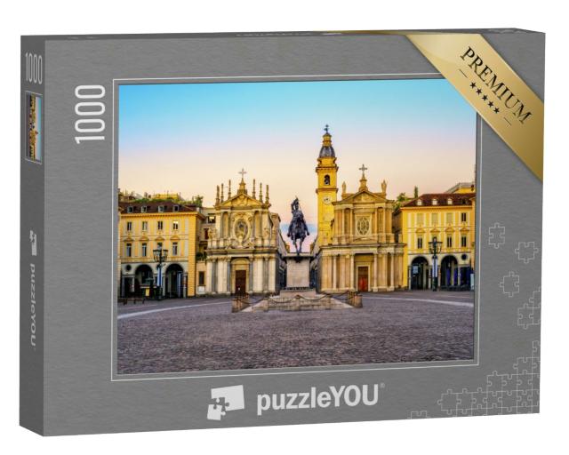 Puzzle 1000 Teile „Piazza San Carlo, Turin, Italien“