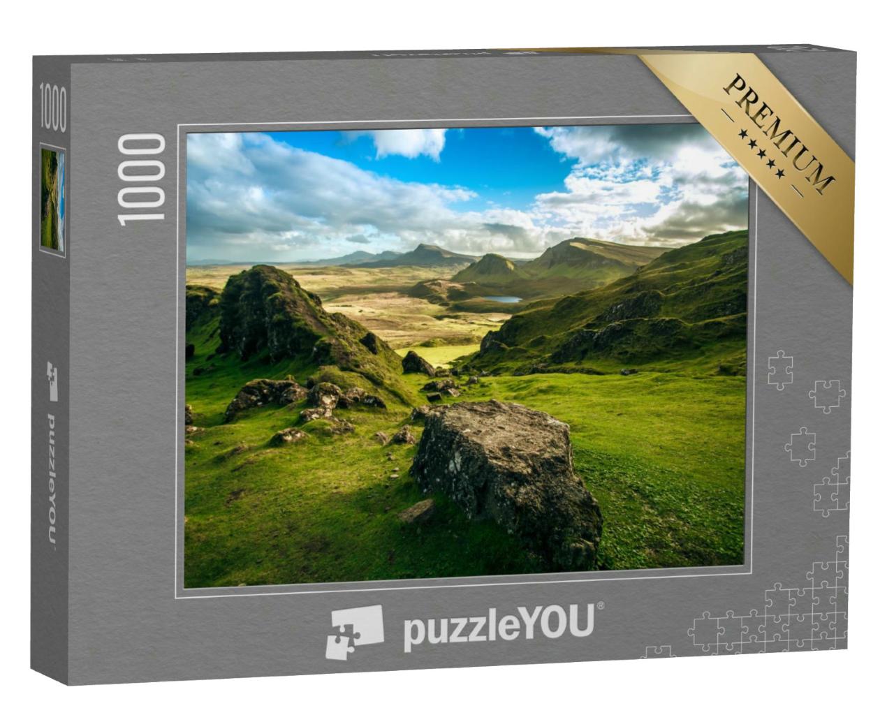 Puzzle 1000 Teile „Quiraing Pass auf der Isle of Skye in Schottland“