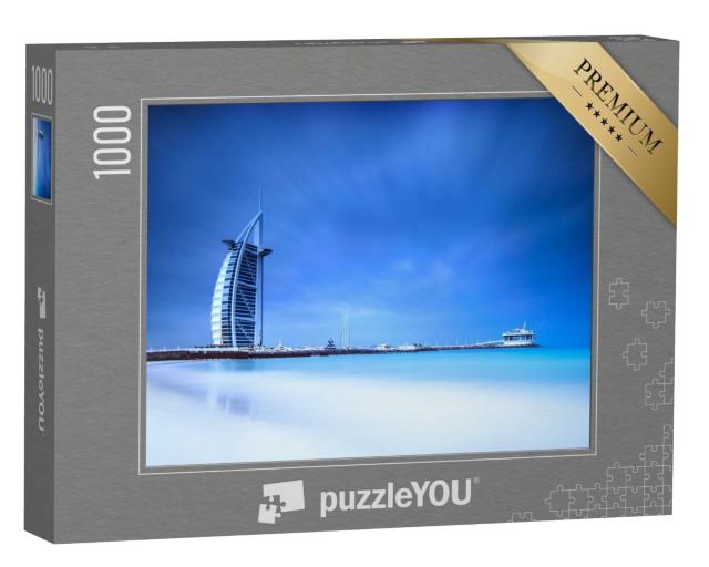 Puzzle 1000 Teile „Burj Al Arab Hotel am Jumeirah Strand, Dubai“
