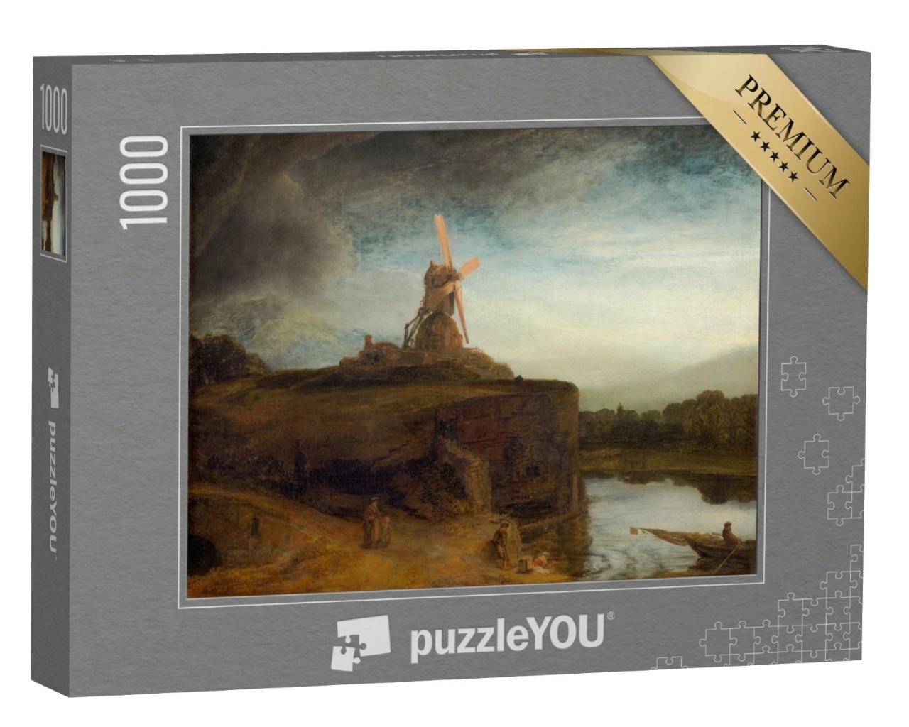 Puzzle 1000 Teile „Rembrandt - Die Mühle“