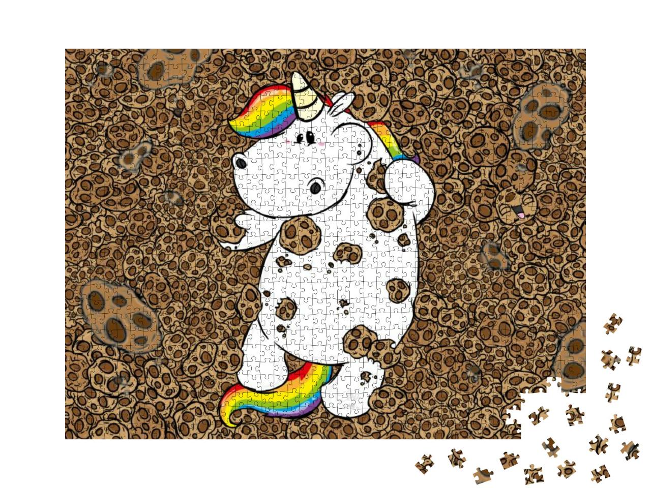 Puzzle 1000 Teile „Pummeleinhorn: Pummel & Friends - CookieBeauty“
