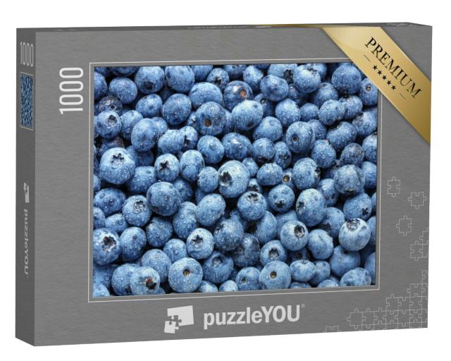 Puzzle 1000 Teile „Frische saftige Heidelbeeren“