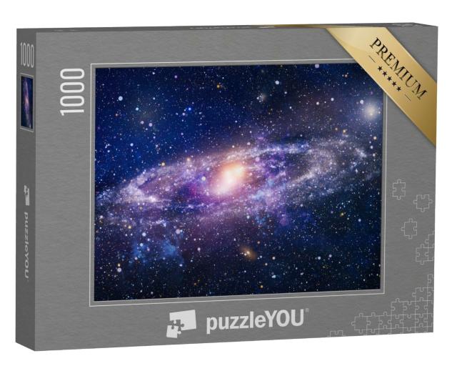 Puzzle 1000 Teile „Schönheit des Weltraums mit Planeten, Sternen und Galaxien“