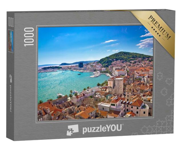 Puzzle 1000 Teile „Luftaufnahme von Split, Kroatien“